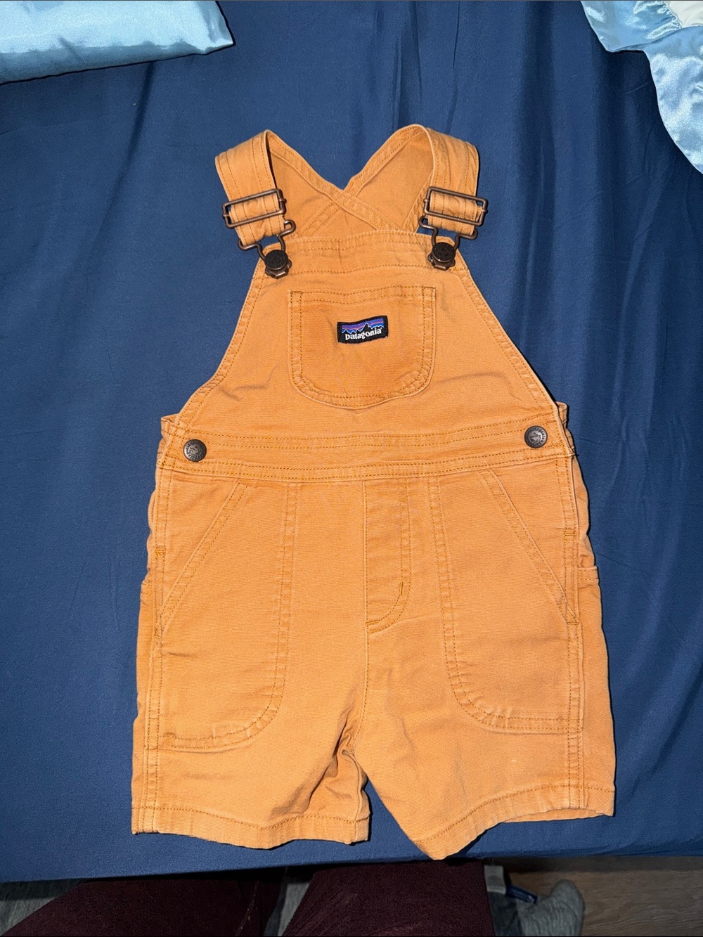 Patagonia Kids Orange Short Overalls